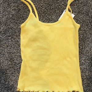 Lettuce Yellow Tank Top